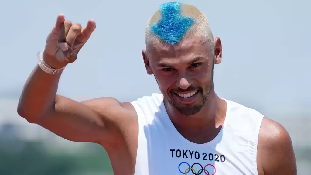 کیران بدلو از هلند  در روز اول رقابت های RS:X مردان المپیک 2020 توکیو 